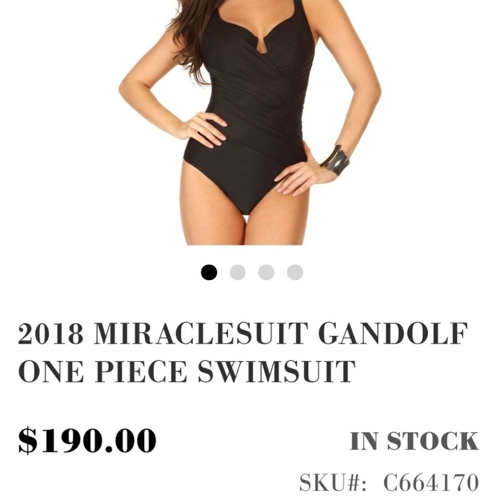 Black Miraclesuit LIKE NEW
